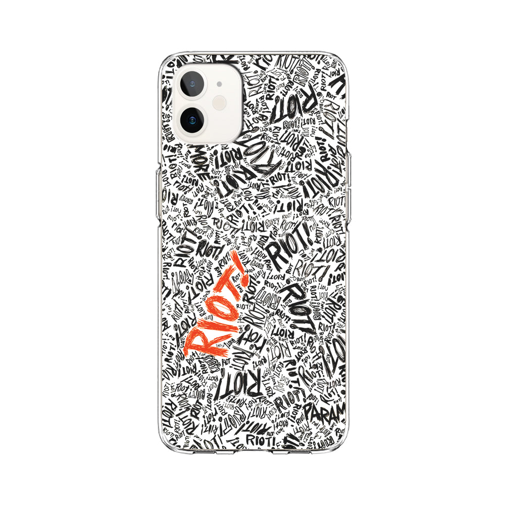 Paramore Riot Abstract iPhone 12 Mini Case-Phone Case-Clear Soft Case-Altracase