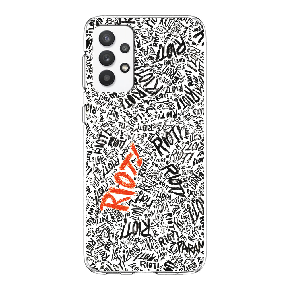 Paramore Riot Abstract Samsung Galaxy A32 Case-Phone Case-Clear Soft Case-Altracase