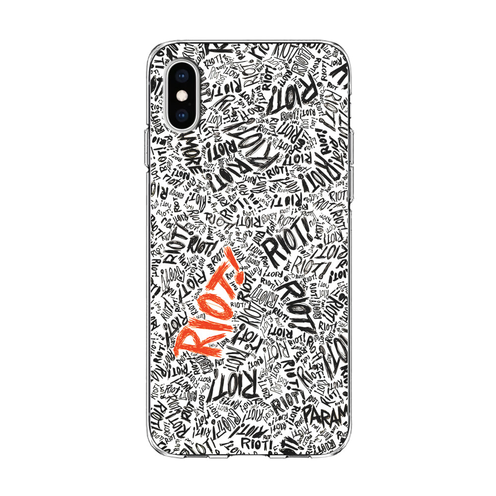Paramore Riot Abstract iPhone Xs Case-Phone Case-Clear Soft Case-Altracase