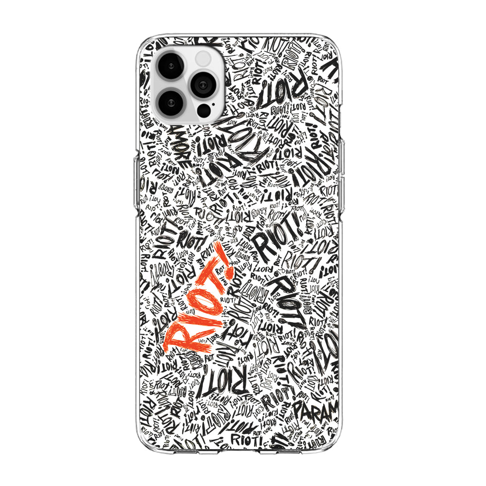 Paramore Riot Abstract iPhone 15 Pro Max Case-Phone Case-Clear Soft Case-Altracase
