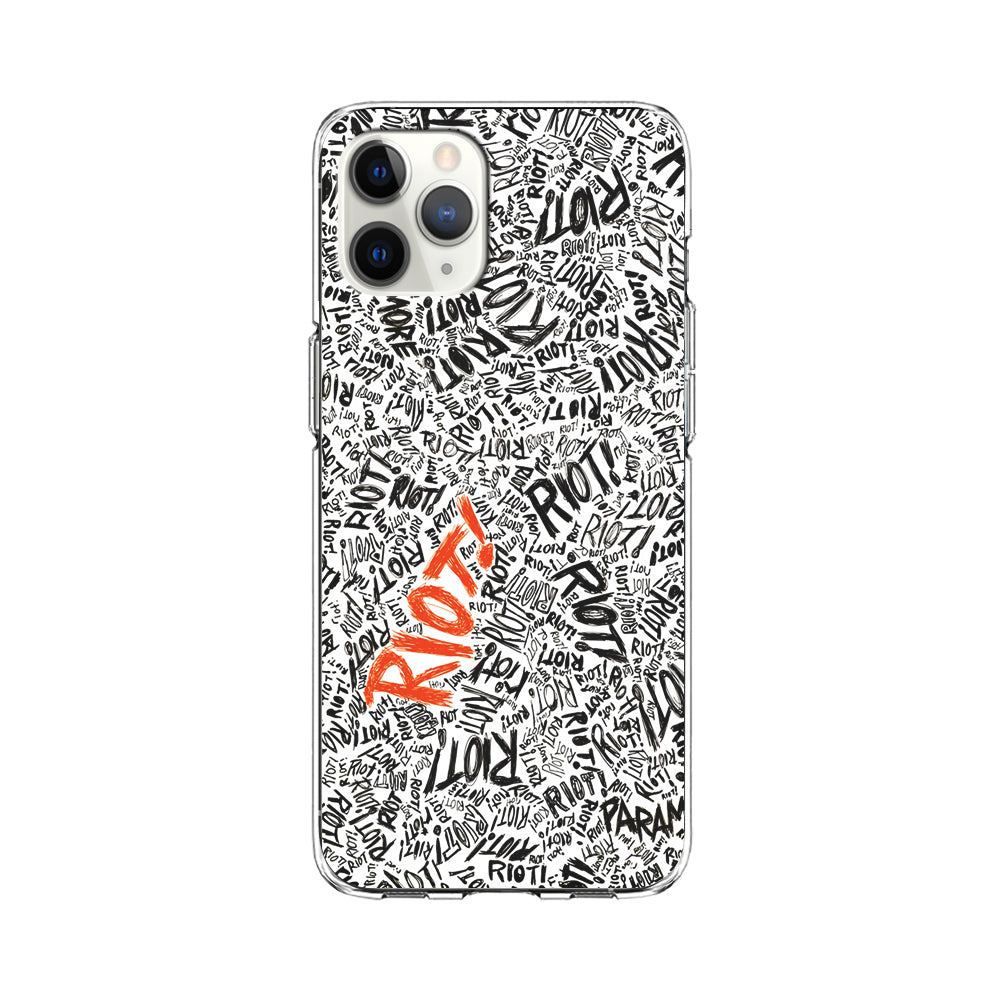 Paramore Riot Abstract iPhone 11 Pro Max Case-Phone Case-Clear Soft Case-Altracase