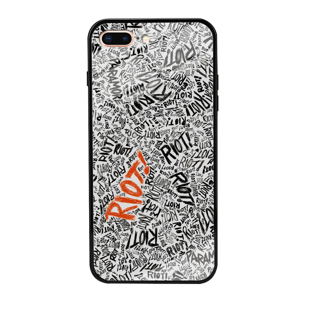Paramore Riot Abstract iPhone 8 Plus Case-Phone Case-Tempered Glass Case-Altracase