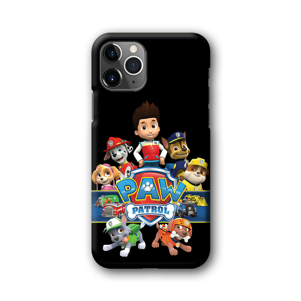 Paw Patrol Black iPhone 11 Pro Max Case-Phone Case-3D Case-Altracase