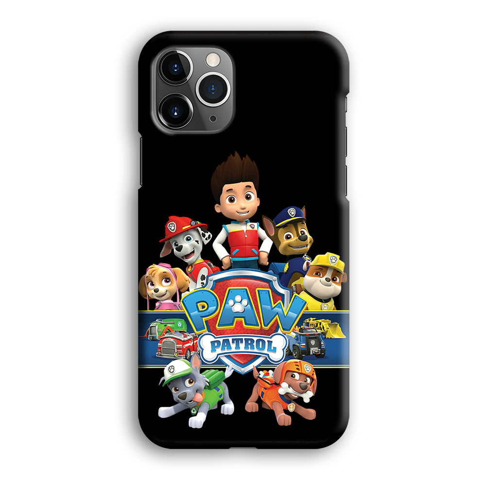 Paw Patrol Black iPhone 12 Pro Max Case-Phone Case-3D Case-Altracase