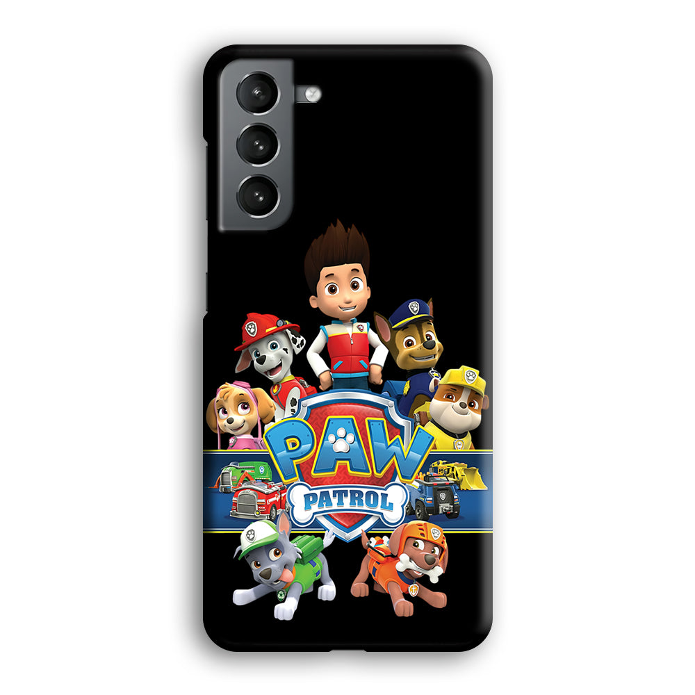 Paw Patrol Black Samsung Galaxy S23 Plus Case-Phone Case-3D Case-Altracase