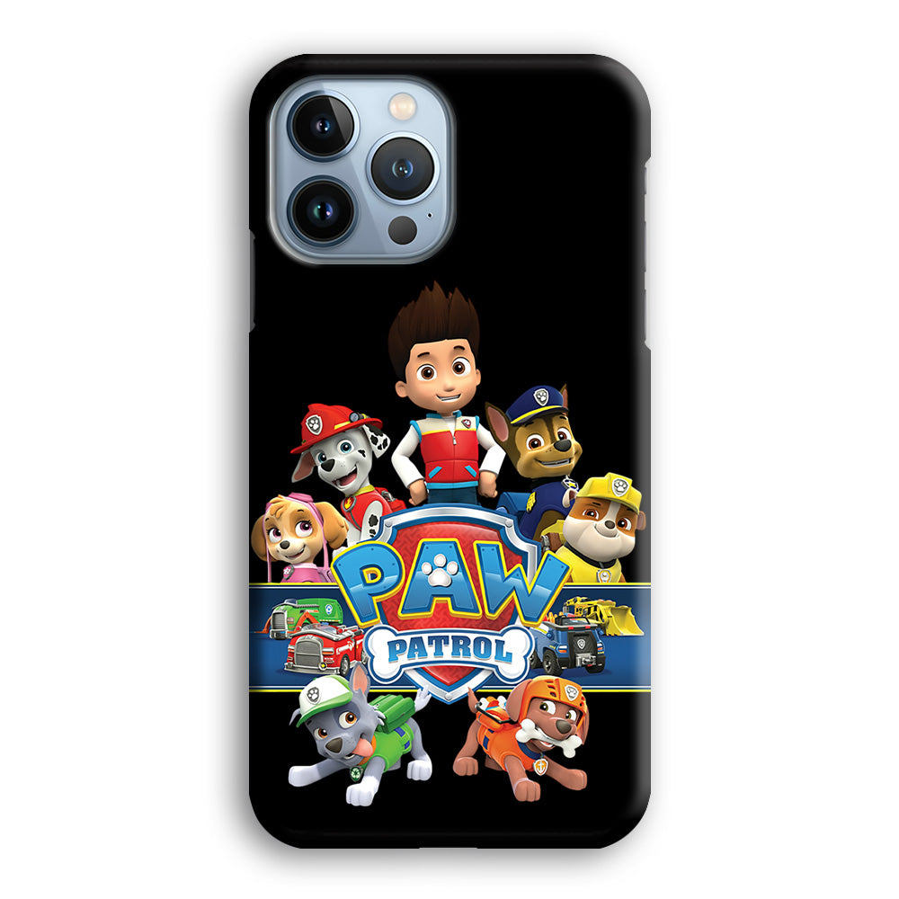 Paw Patrol Black iPhone 15 Pro Max Case-Phone Case-3D Case-Altracase