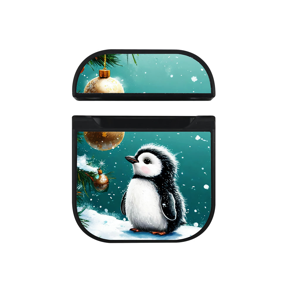 Penguin Celebrates Christmas Apple AirPods Case - Altracase