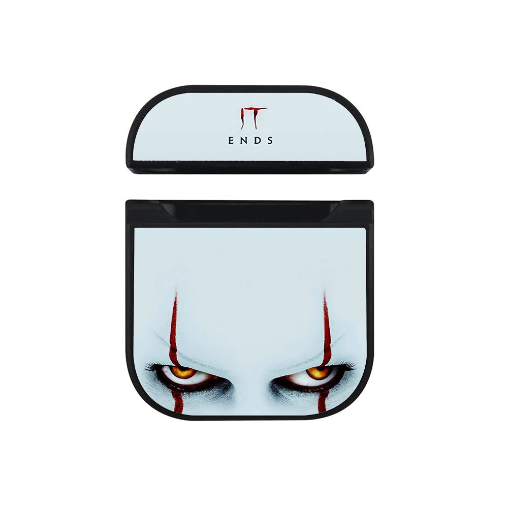 Pennywise Eyes IT Poster Hard Plastic Case Cover For Apple Airpods-AirPod Case-Black-Altracase