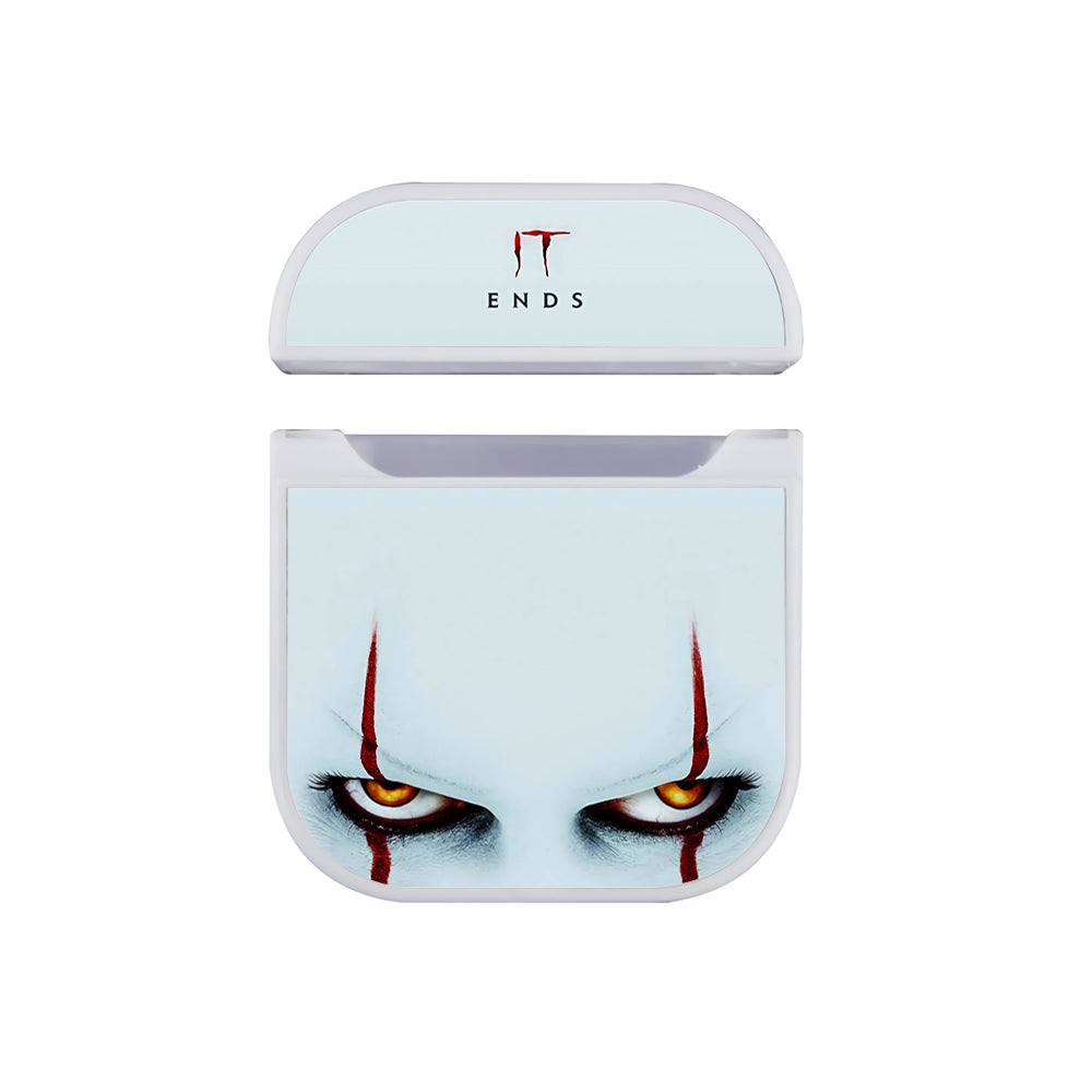 Pennywise Eyes IT Poster Hard Plastic Case Cover For Apple Airpods-AirPod Case-White-Altracase