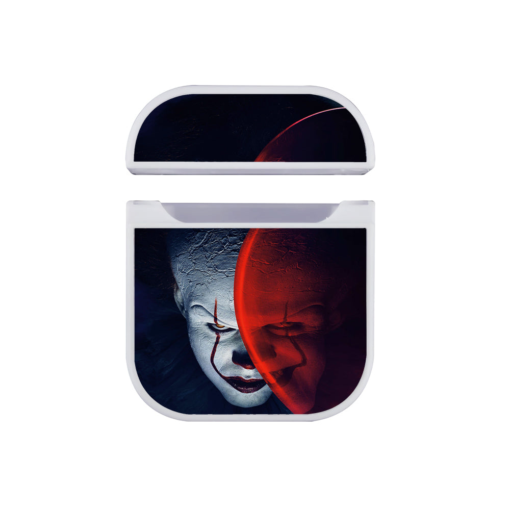 Pennywise IT Scary Clown Hard Plastic Case Cover For Apple Airpods-AirPod Case-White-Altracase