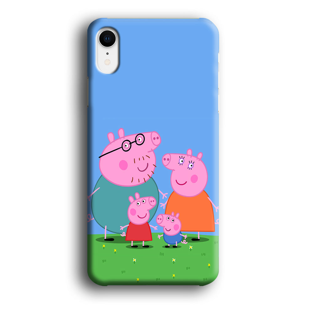 Peppa Pig Family Cartoon iPhone XR Case-Phone Case-3D Case-Altracase