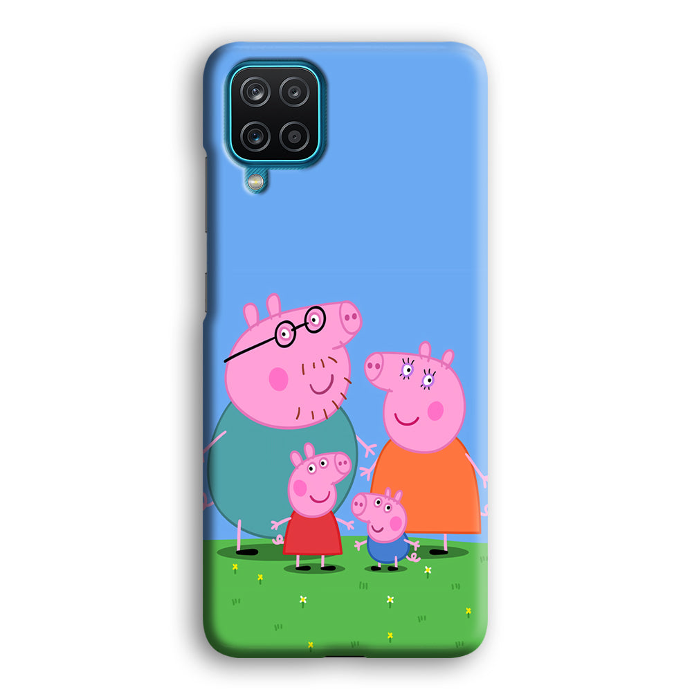 Peppa Pig Family Cartoon Samsung Galaxy A12 Case-Phone Case-3D Case-Altracase