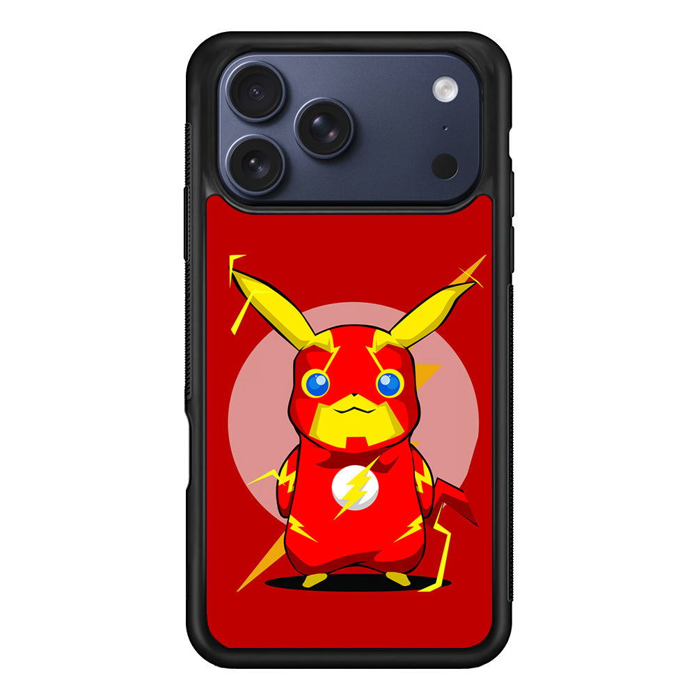 Pikachu in The Flash's Costume iPhone 17 Pro Max Case - Altracase