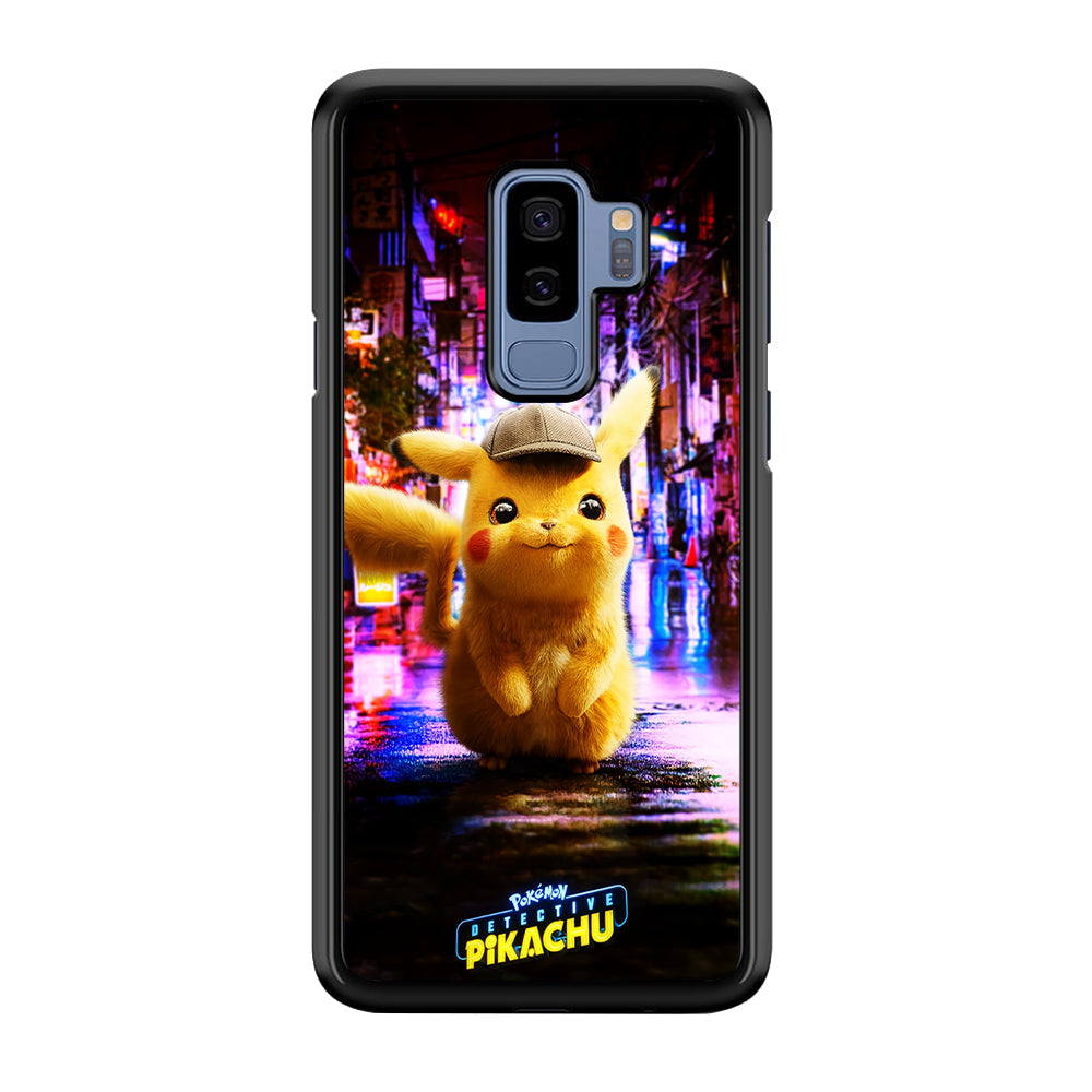 Pokemon Detective Pikachu Samsung Galaxy S9 Plus Case-Phone Case-Rubber Black (2D Case)-Altracase