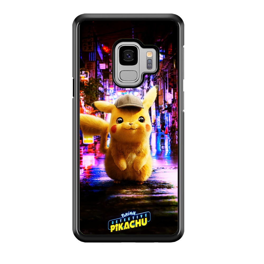 Pokemon Detective Pikachu Samsung Galaxy S9 Case-Phone Case-Rubber Black (2D Case)-Altracase