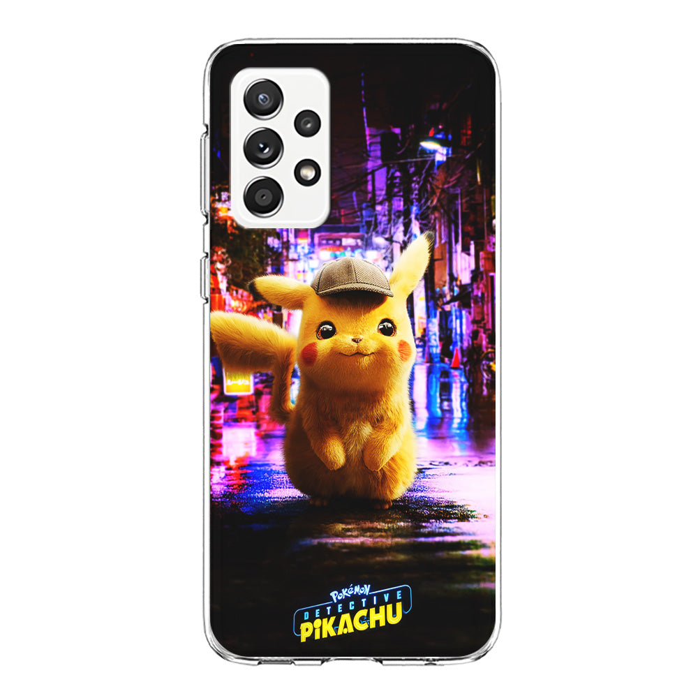 Pokemon Detective Pikachu Samsung Galaxy A72 Case-Phone Case-Clear Soft Case-Altracase
