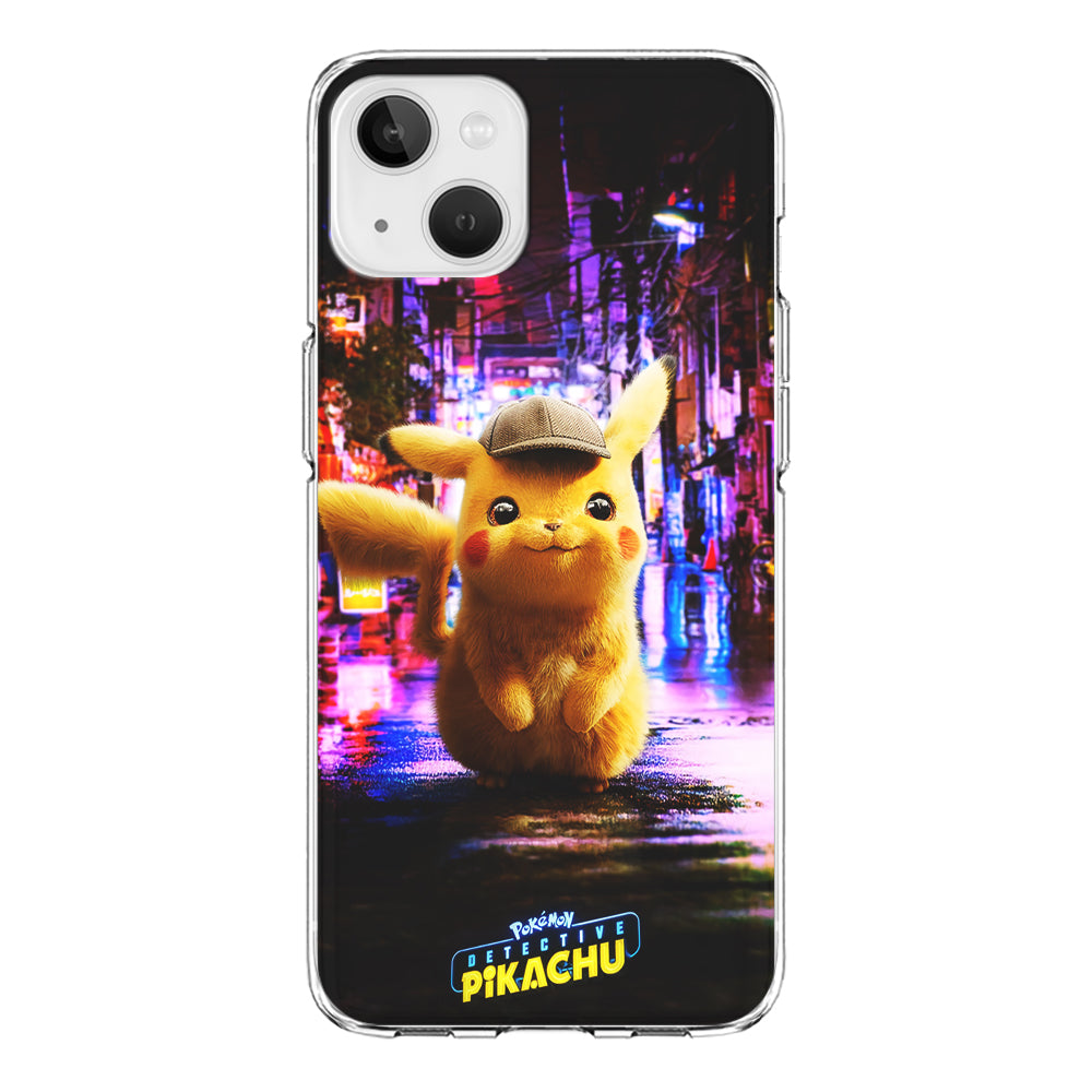 Pokemon Detective Pikachu iPhone 13 Mini Case-Phone Case-Clear Soft Case-Altracase