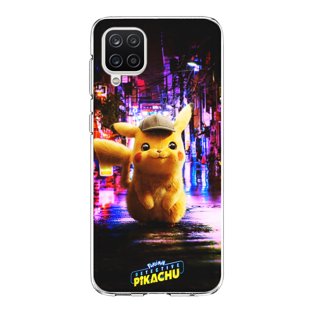 Pokemon Detective Pikachu Samsung Galaxy A12 Case-Phone Case-Clear Soft Case-Altracase