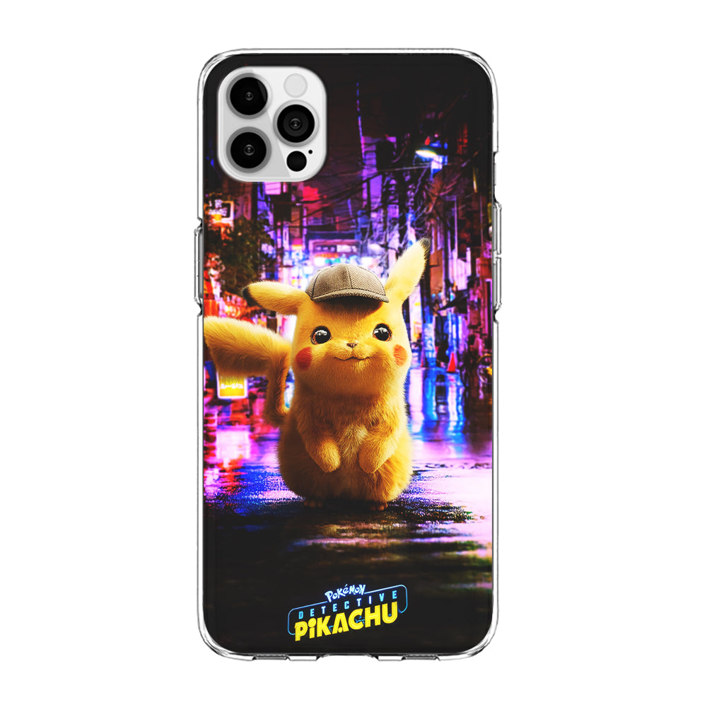 Pokemon Detective Pikachu iPhone 15 Pro Max Case-Phone Case-Clear Soft Case-Altracase