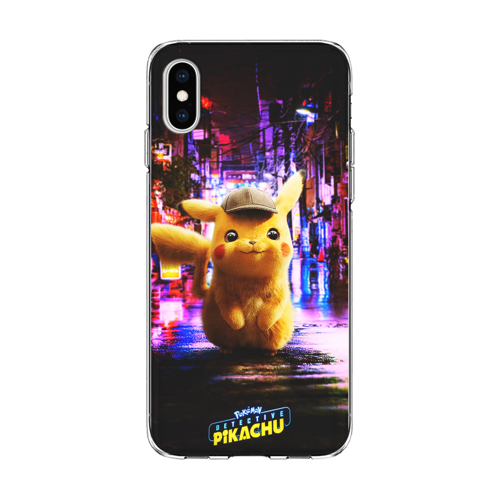 Pokemon Detective Pikachu iPhone Xs Case-Phone Case-Clear Soft Case-Altracase