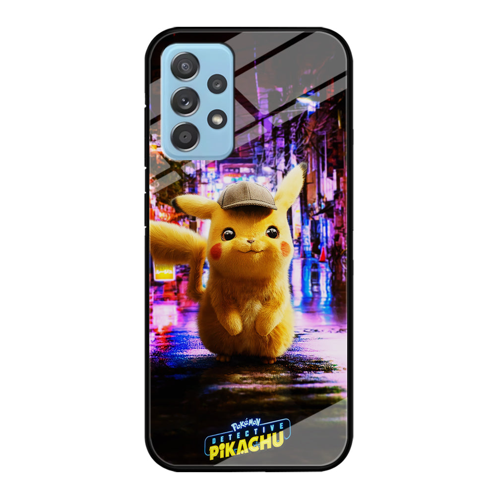 Pokemon Detective Pikachu Samsung Galaxy A72 Case-Phone Case-Tempered Glass Case-Altracase