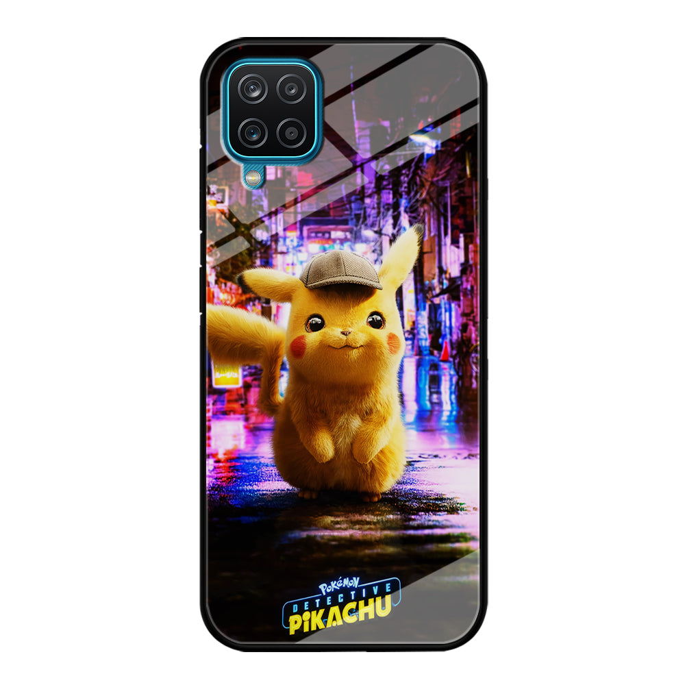 Pokemon Detective Pikachu Samsung Galaxy A12 Case-Phone Case-Tempered Glass Case-Altracase