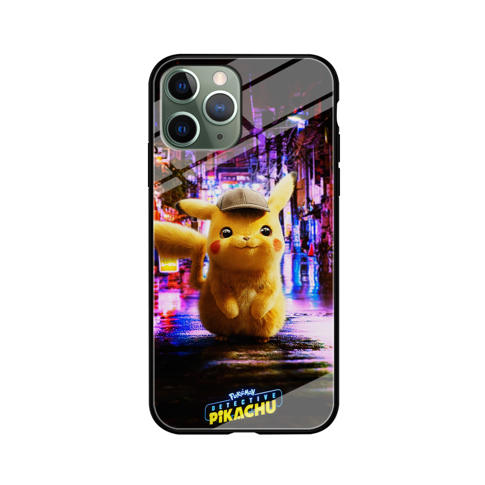 Pokemon Detective Pikachu iPhone 11 Pro Max Case-Phone Case-Tempered Glass Case-Altracase