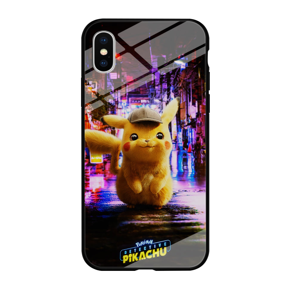 Pokemon Detective Pikachu iPhone Xs Case-Phone Case-Tempered Glass Case-Altracase