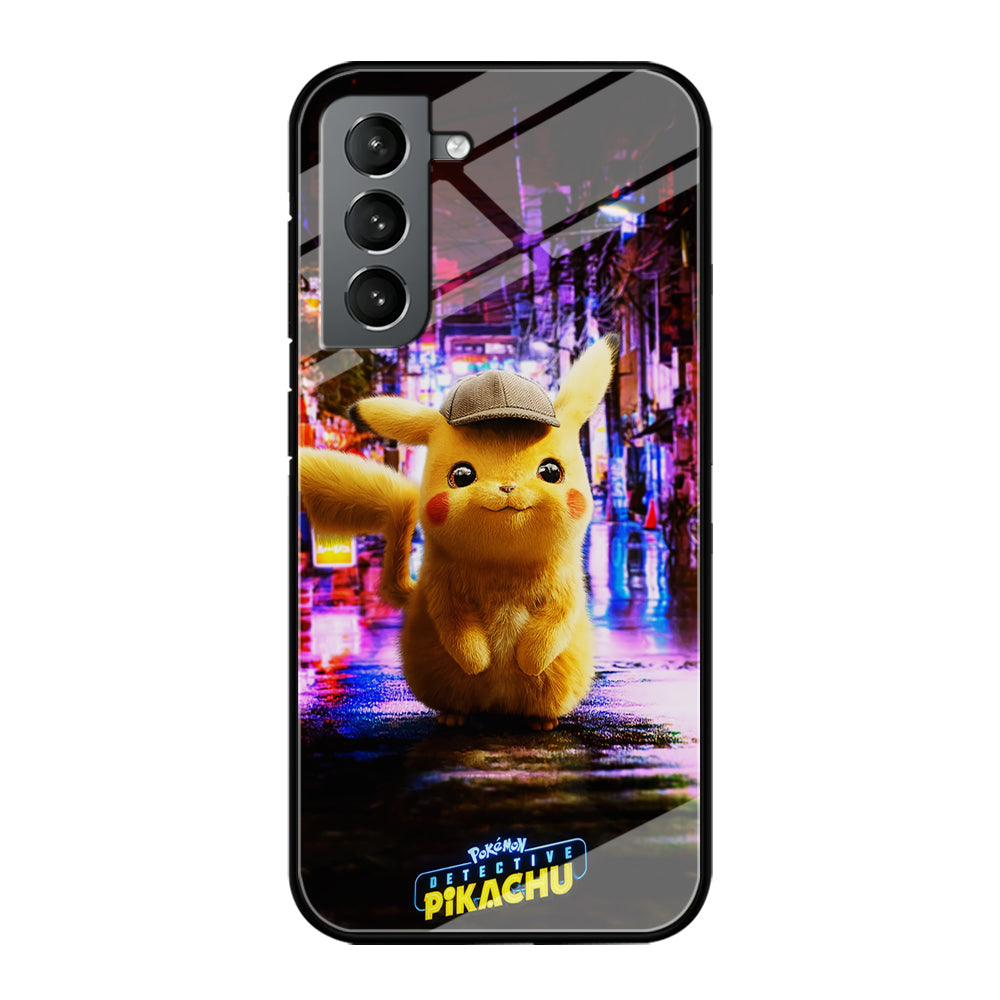 Pokemon Detective Pikachu Samsung Galaxy S24 Case-Phone Case-Tempered Glass Case-Altracase