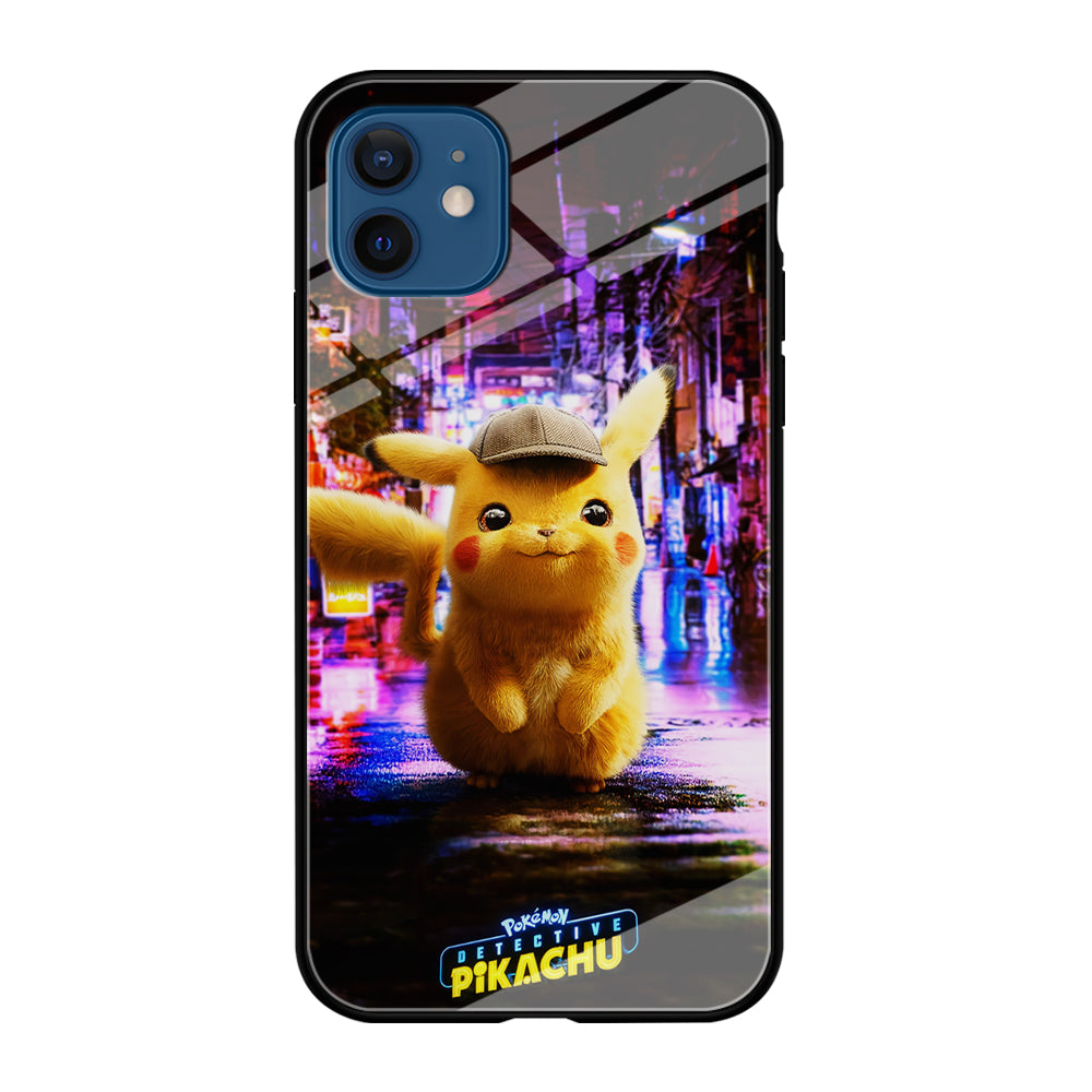Pokemon Detective Pikachu iPhone 12 Case-Phone Case-Tempered Glass Case-Altracase