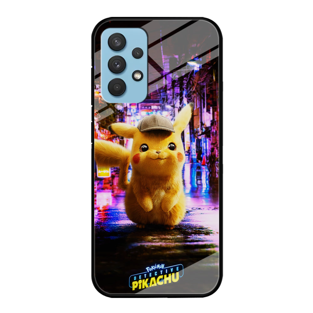 Pokemon Detective Pikachu Samsung Galaxy A32 Case-Phone Case-Tempered Glass Case-Altracase