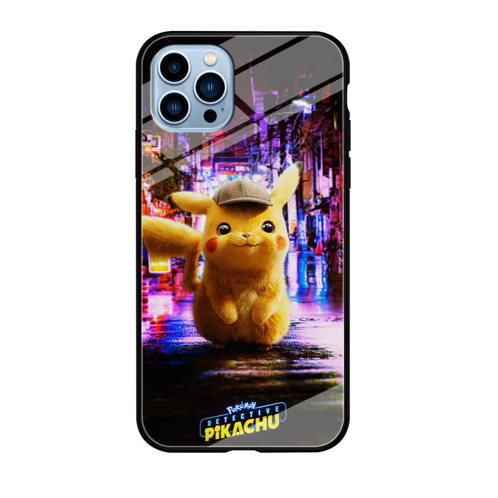 Pokemon Detective Pikachu iPhone 12 Pro Max Case-Phone Case-Tempered Glass Case-Altracase