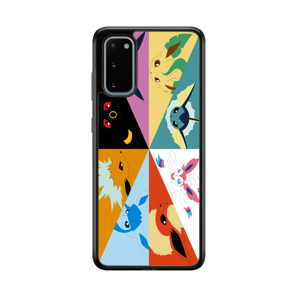 Pokemon Eevee Evolutions Samsung Galaxy S20 Case-Phone Case-Tempered Glass Case-Altracase