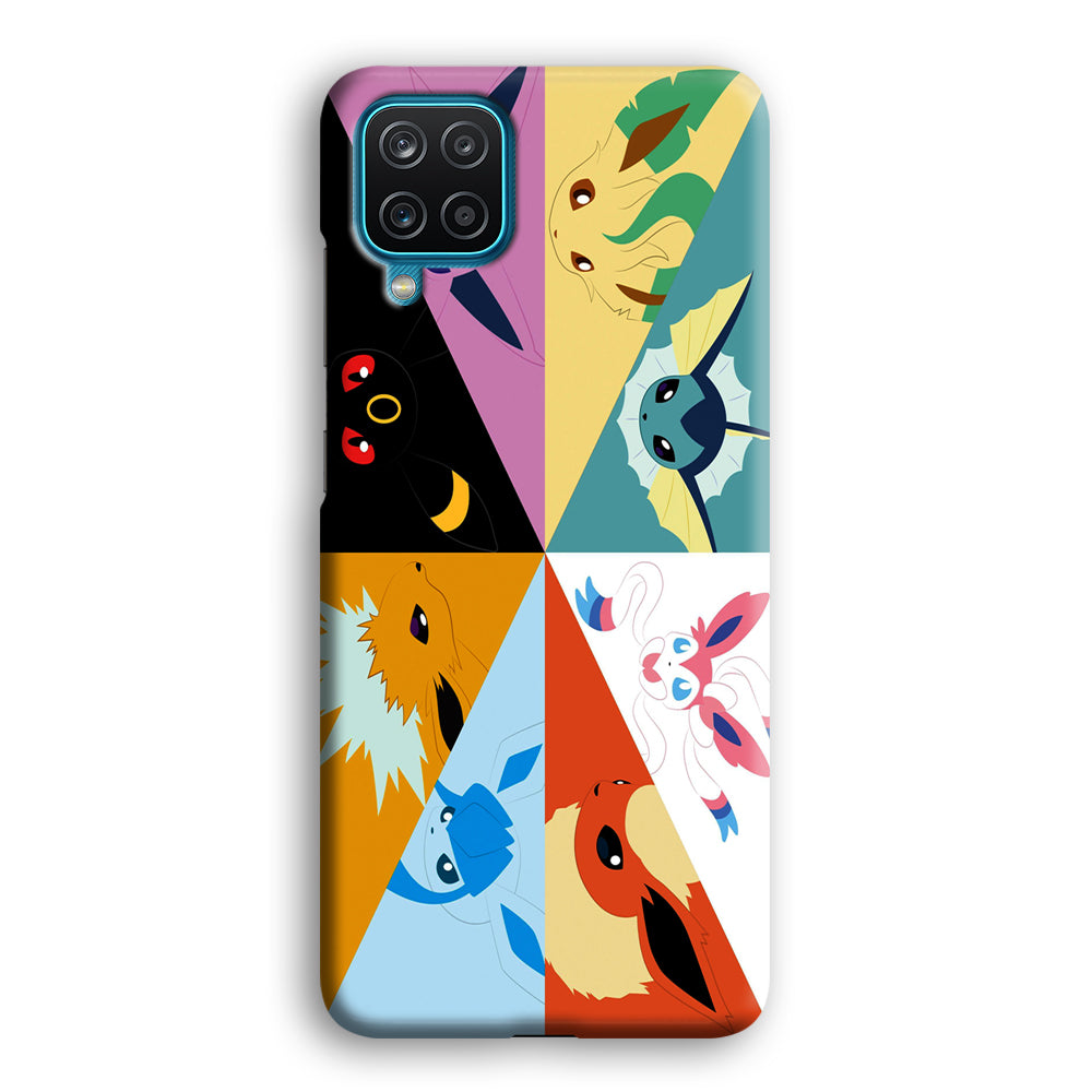 Pokemon Eevee Evolutions Samsung Galaxy A12 Case-Phone Case-3D Case-Altracase