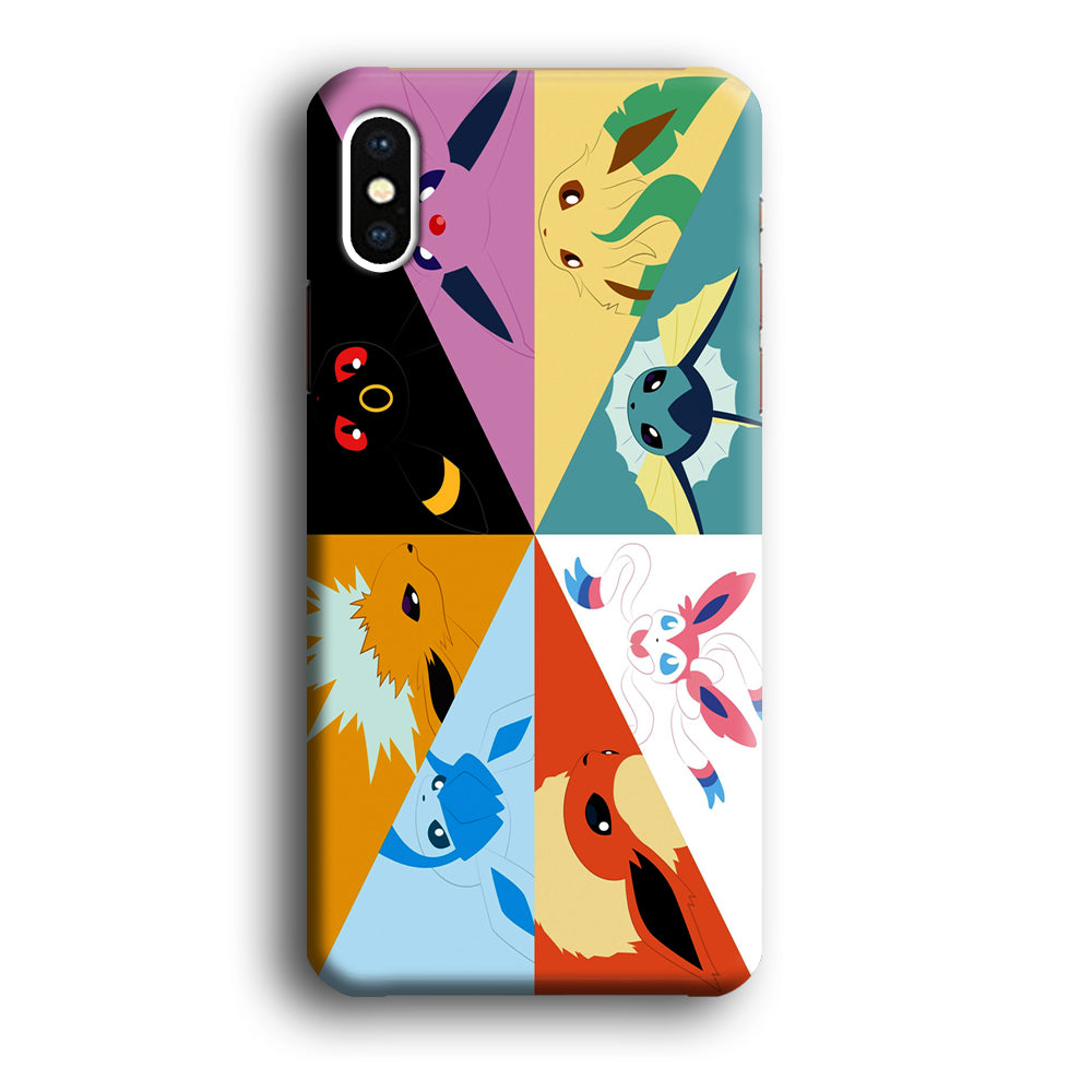 Pokemon Eevee Evolutions iPhone Xs Case-Phone Case-3D Case-Altracase