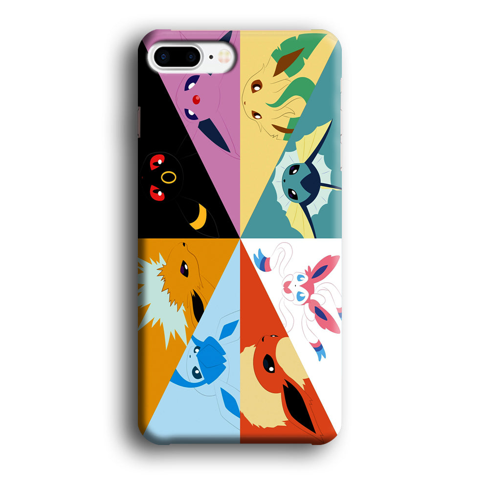 Pokemon Eevee Evolutions iPhone 8 Plus Case-Phone Case-3D Case-Altracase