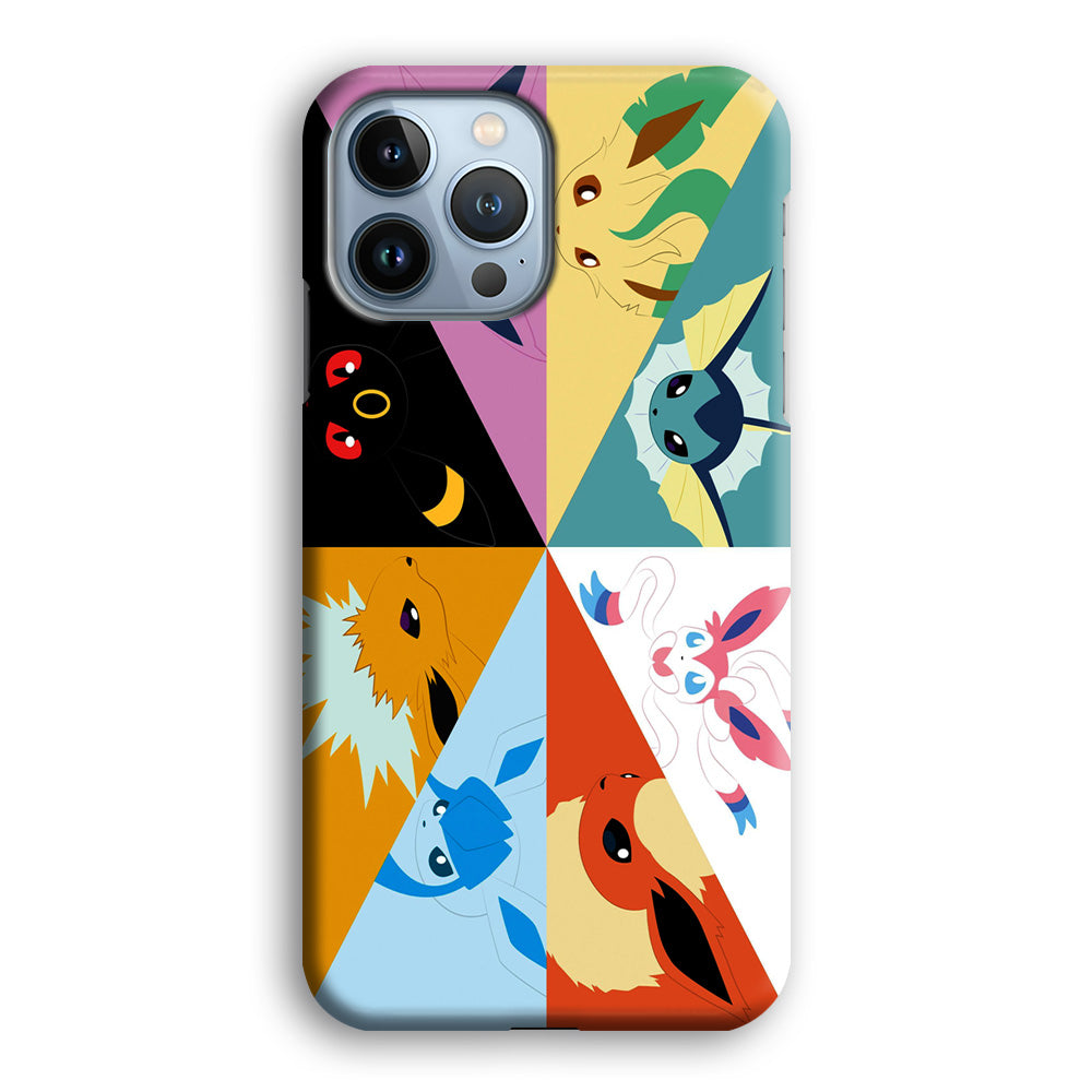Pokemon Eevee Evolutions iPhone 15 Pro Max Case-Phone Case-3D Case-Altracase