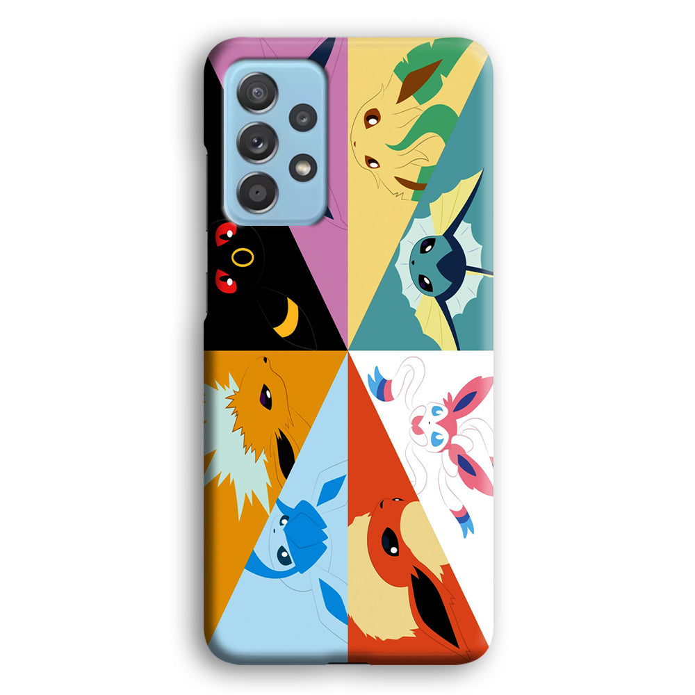 Pokemon Eevee Evolutions Samsung Galaxy A72 Case-Phone Case-3D Case-Altracase
