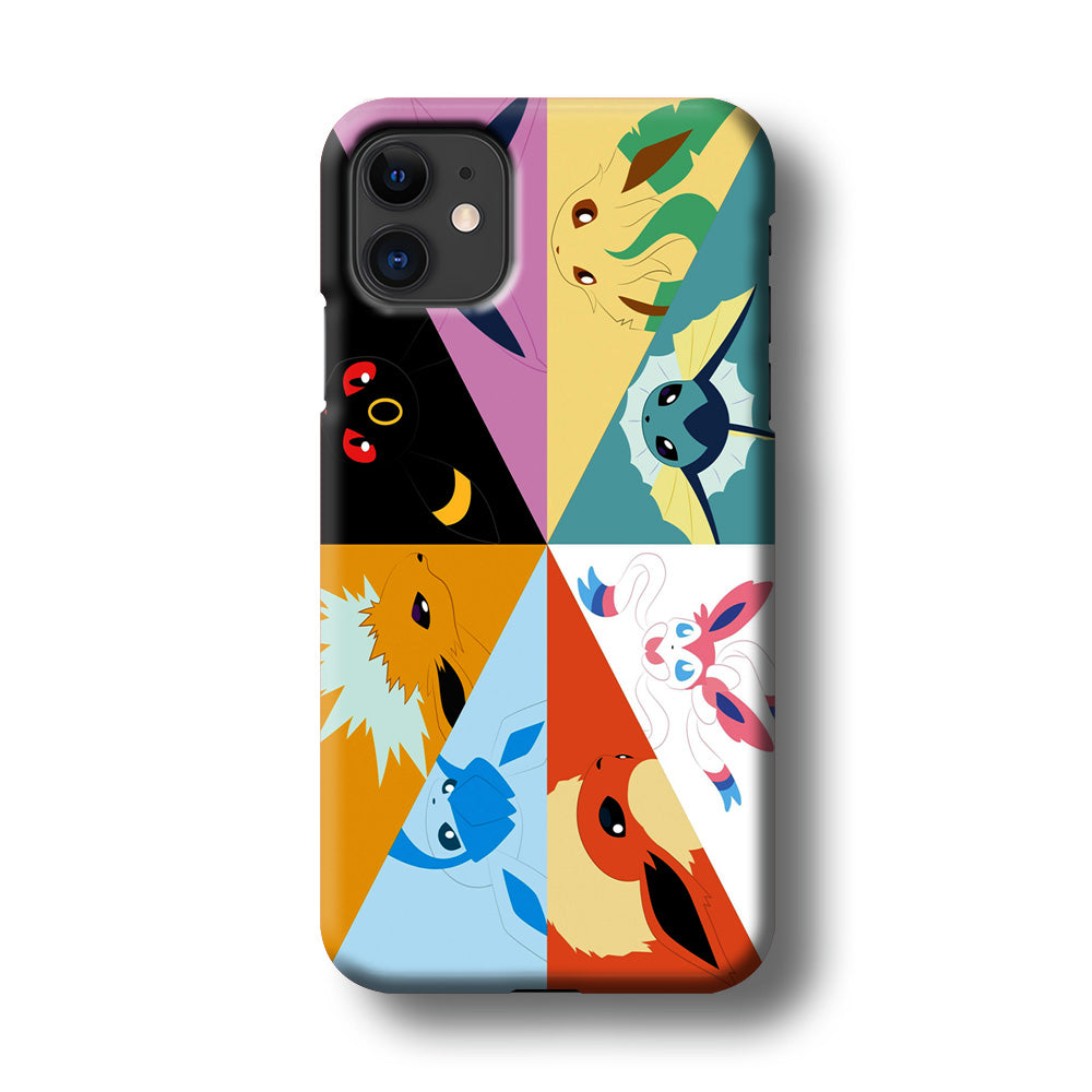 Pokemon Eevee Evolutions iPhone 11 Case-Phone Case-3D Case-Altracase