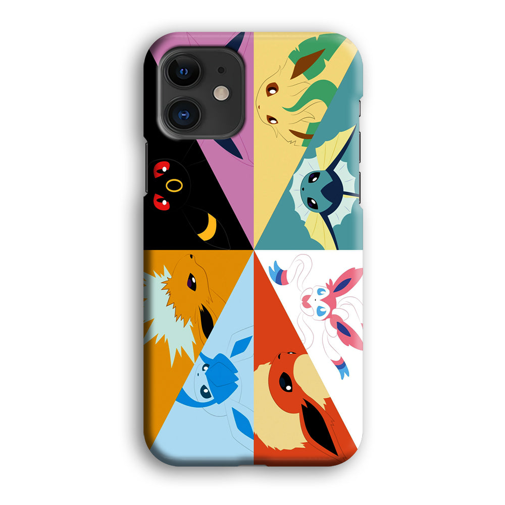 Pokemon Eevee Evolutions iPhone 12 Case-Phone Case-3D Case-Altracase