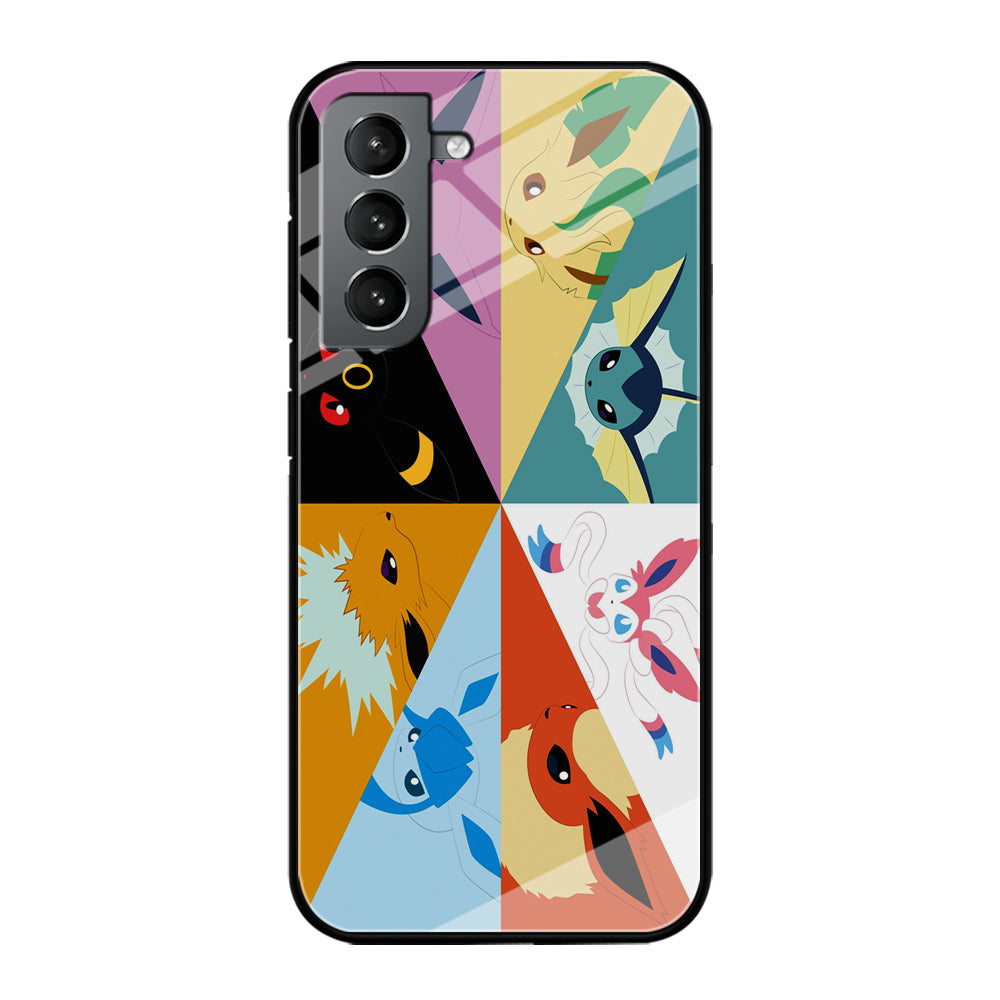 Pokemon Eevee Evolutions Samsung Galaxy S23 Plus Case-Phone Case-Tempered Glass Case-Altracase