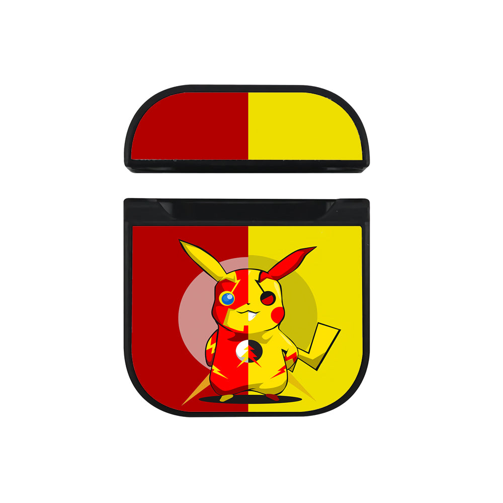Pokemon Pikachu X Flash Apple AirPods Case-AirPod Case-Black-Altracase