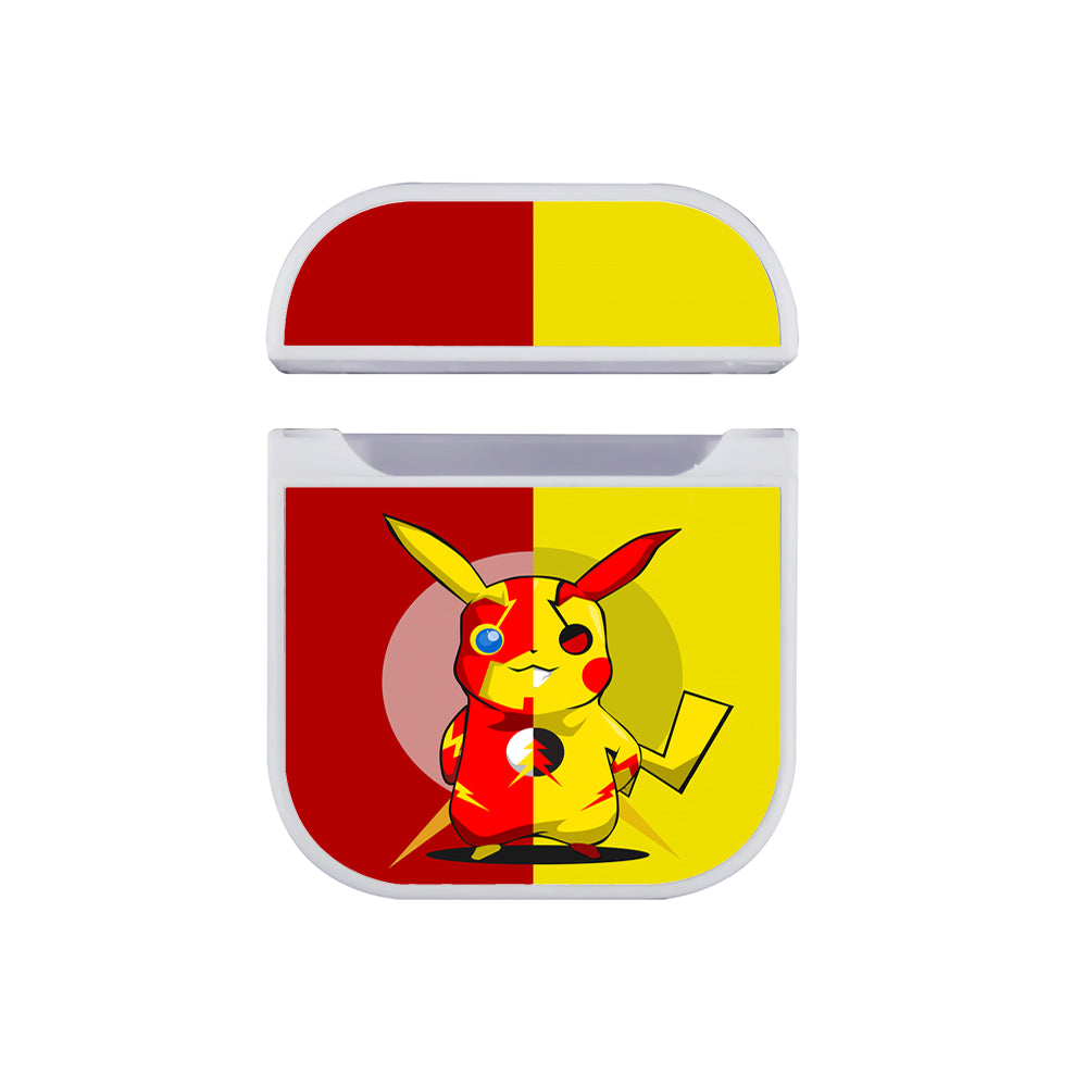Pokemon Pikachu X Flash Apple AirPods Case-AirPod Case-White-Altracase