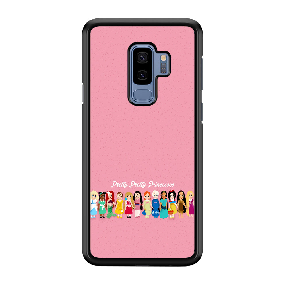 Pretty Pretty Princesses Pink Samsung Galaxy S9 Plus Case-Phone Case-Rubber Black (2D Case)-Altracase