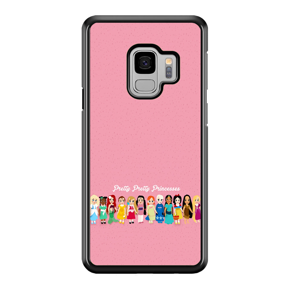 Pretty Pretty Princesses Pink Samsung Galaxy S9 Case-Phone Case-Rubber Black (2D Case)-Altracase