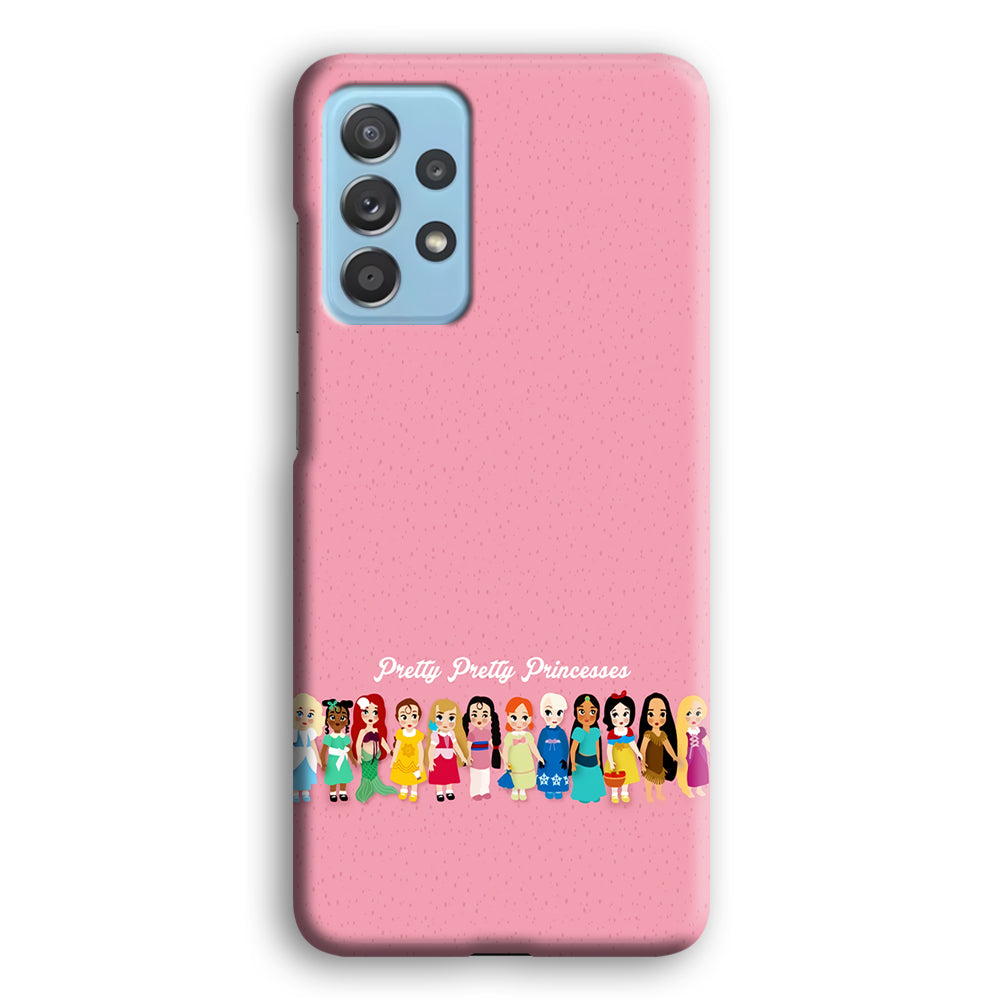 Pretty Pretty Princesses Pink Samsung Galaxy A72 Case-Phone Case-3D Case-Altracase