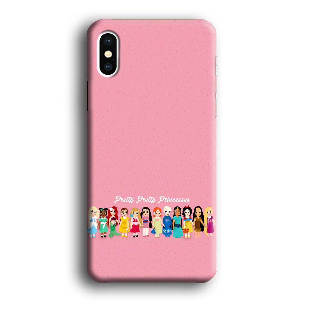 Pretty Pretty Princesses Pink iPhone Xs Case-Phone Case-3D Case-Altracase