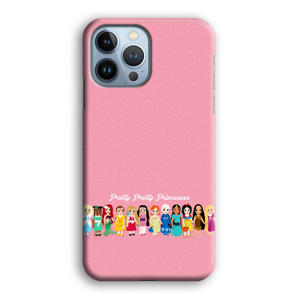 Pretty Pretty Princesses Pink iPhone 15 Pro Max Case-Phone Case-3D Case-Altracase