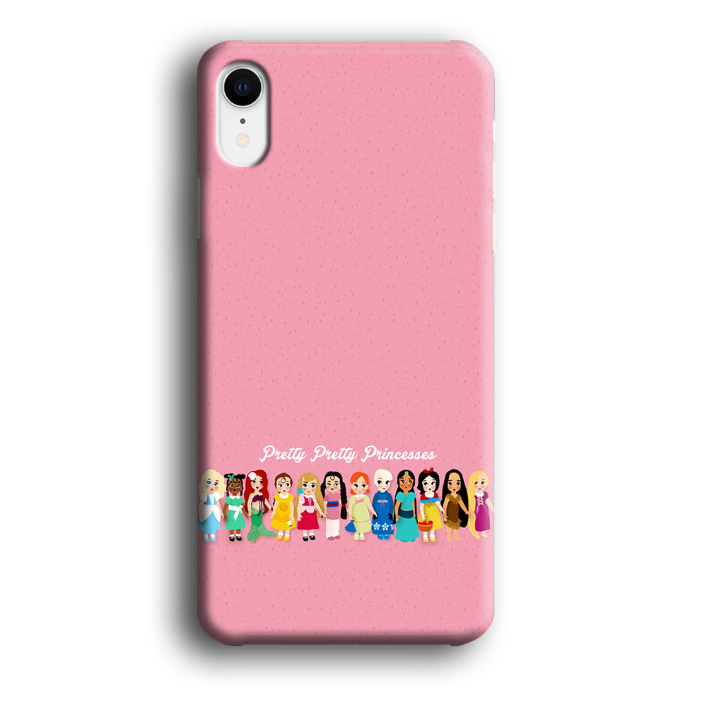 Pretty Pretty Princesses Pink iPhone XR Case-Phone Case-3D Case-Altracase
