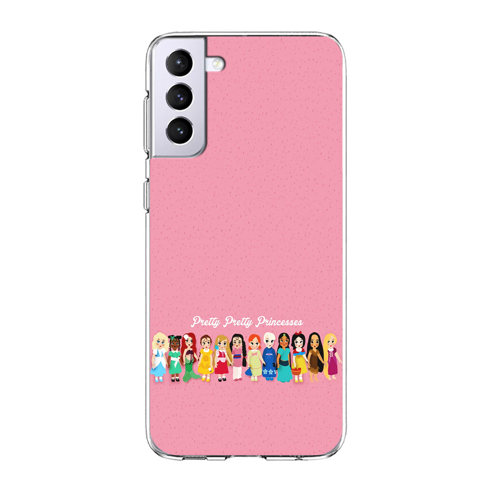 Pretty Pretty Princesses Pink Samsung Galaxy S23 Case-Phone Case-Clear Soft Case-Altracase